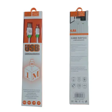 Cabos Usb Lehmox Carregamento Rápido LE - 2025 IOS 1MT