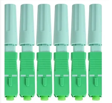 Conector Para Fibra Optica Sc/apc 10 Peças