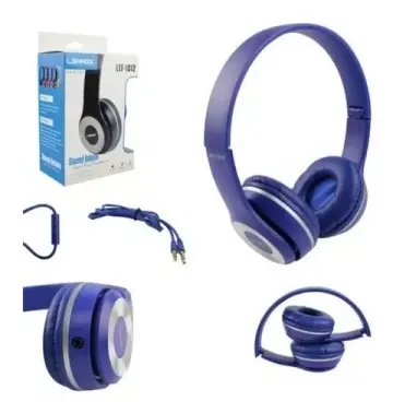 Fone De Ouvido P2 Lehmox Lef-1012: Azul