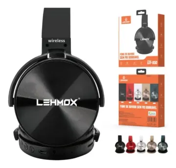 FONE DE OUVIDO LEHMOX SEM FIO COM BLUETOOTH LEF-950 PRETO